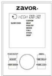 Zavor Lux LCD - Slow Cook Function - 1