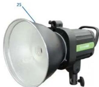 Phottix Indra500 TTL - Vista anteriore - 2