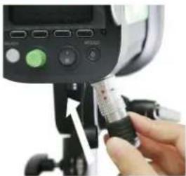 Phottix Indra500 TTL - Uso dell'accumulatore Phottix Indra - 1