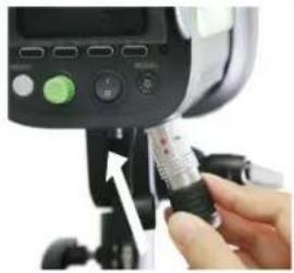 Phottix Indra500 TTL - 使用Phottix Indra移動電源時 - 1