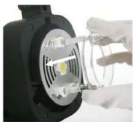 Phottix Indra500 TTL - Sostituzione della lampada flash - 3