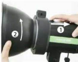 Phottix Indra500 TTL - 取下反光罩 - 1