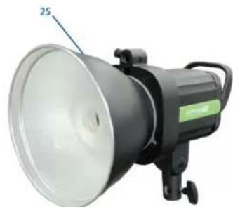 Phottix Indra500 TTL - 前視圖 - 2