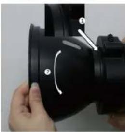 Phottix Indra500 TTL - Pour fixer le reflecteur - 1