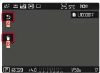 LEICA SL2S - ÉLÉMENTS DE COMMANDE SUR L'ÉCRAN - 2