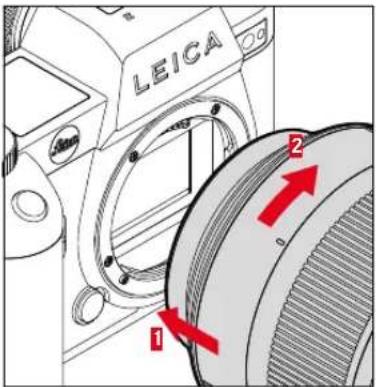 LEICA SL2S - MISE EN PLACE DE L'OBJECTIF - 1