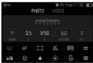 LEICA SL2S - ECRAN DE STATUT - 1