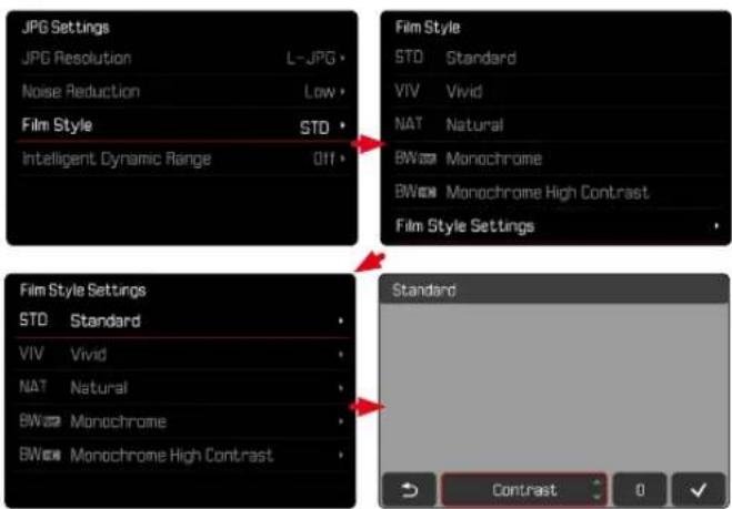 LEICA SL2S - PERSONALISATION DES PROFILS DE PHOTO - 1