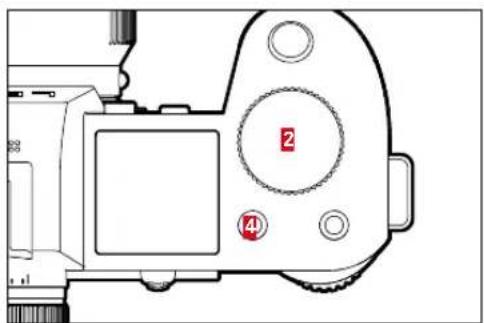 LEICA SL2S - ÉLÉMENTS DE COMMANDE SUR L'APPAREIL PHOTO - 2