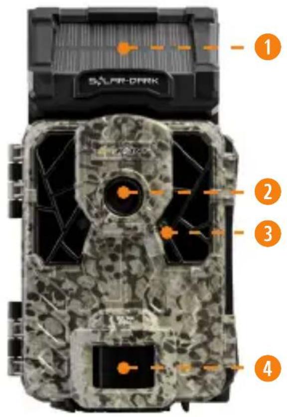 Spypoint SolarDark - COMPONENTES - 1
