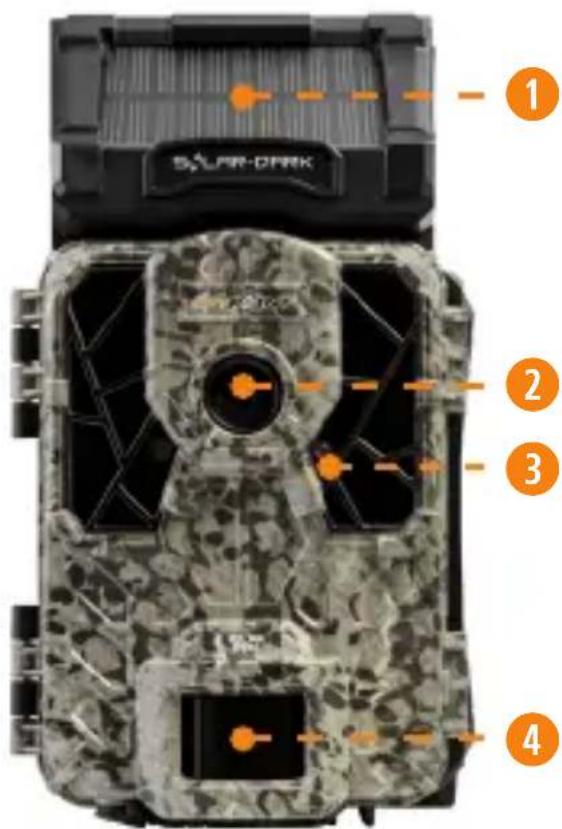 Spypoint SolarDark - COMPONENTI - 1