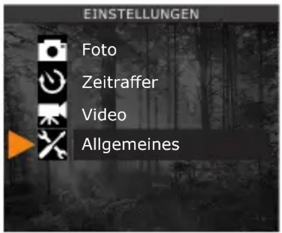Spypoint SolarDark - ALLGEMEINE EINSTELLUNGEN - 2