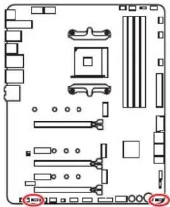 MSI MEG X570 ACE - JRAINBOW1~2: Addressable RGB LED connectors - 1