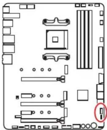 MSI MEG X570 ACE - JFP1, JFP2: Front Panel Connectors - 1