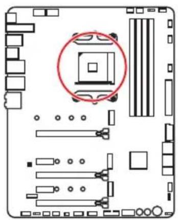 MSI MEG X570 ACE - Socket processeur - 1