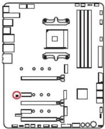 MSI MEG X570 ACE - JBAT1: Clear CMOS (Reset BIOS) Jumper - 1