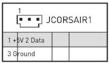 MSI MEG X570 ACE - JCORSAIR1:ConnecteurCORSAIR - 2