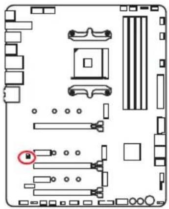 MSI MEG X570 ACE - JCI1: Connecteur intrusion chassin - 1