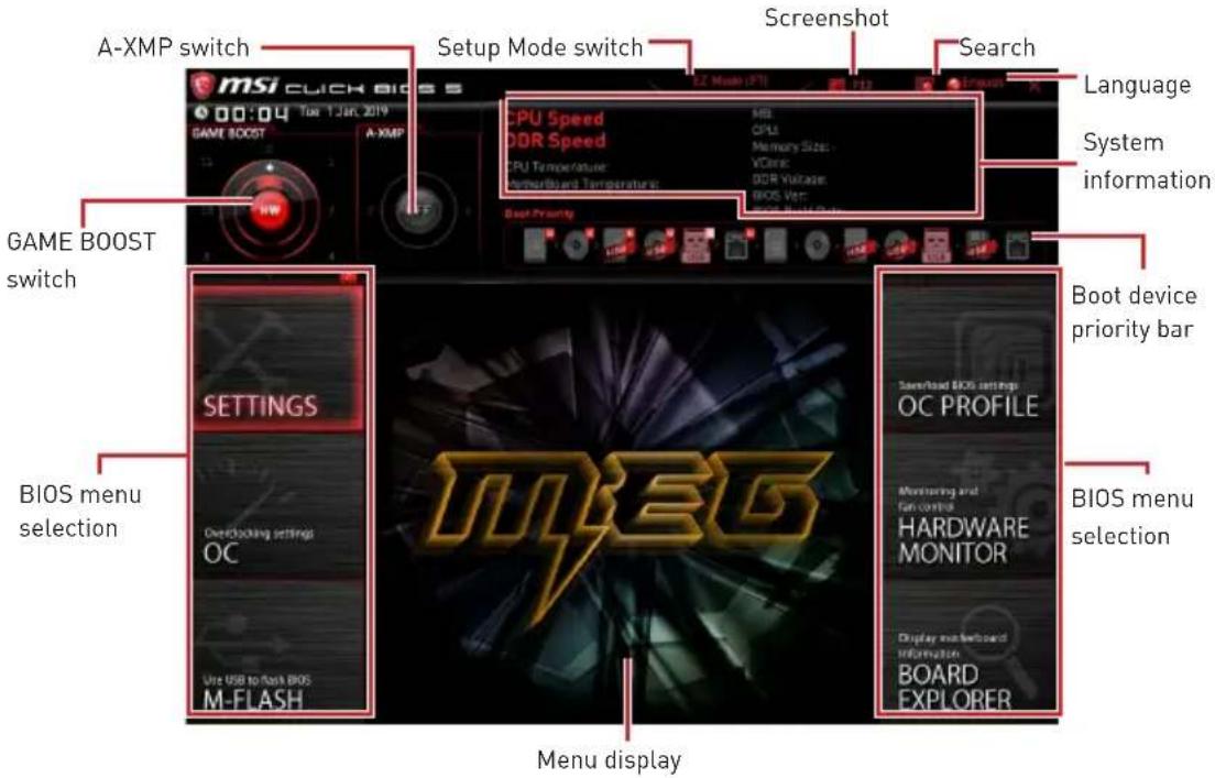 MSI MEG X570 ACE - Advanced Mode - 1