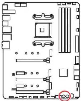MSI MEG X570 ACE - POWER1, RESET1: Boutons d'alimentation et de réinitialisation - 1