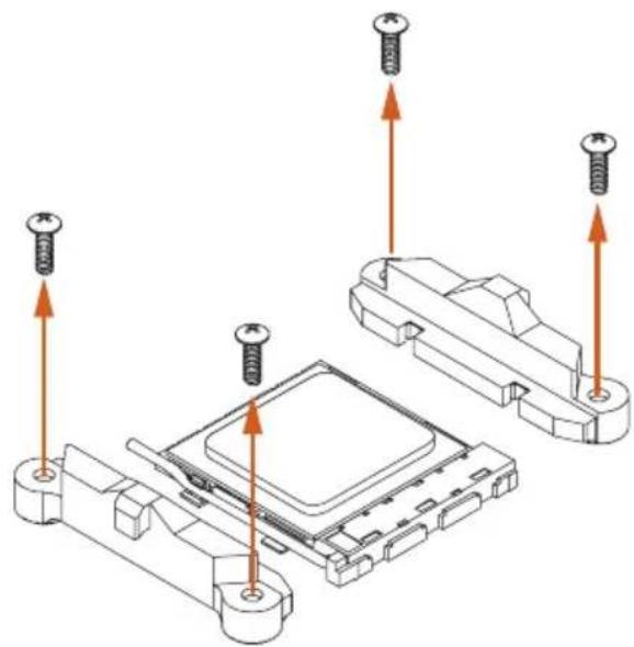 ASROCK B550M Steel Legend - Installing the CPU Box Cooler SR1 - 1