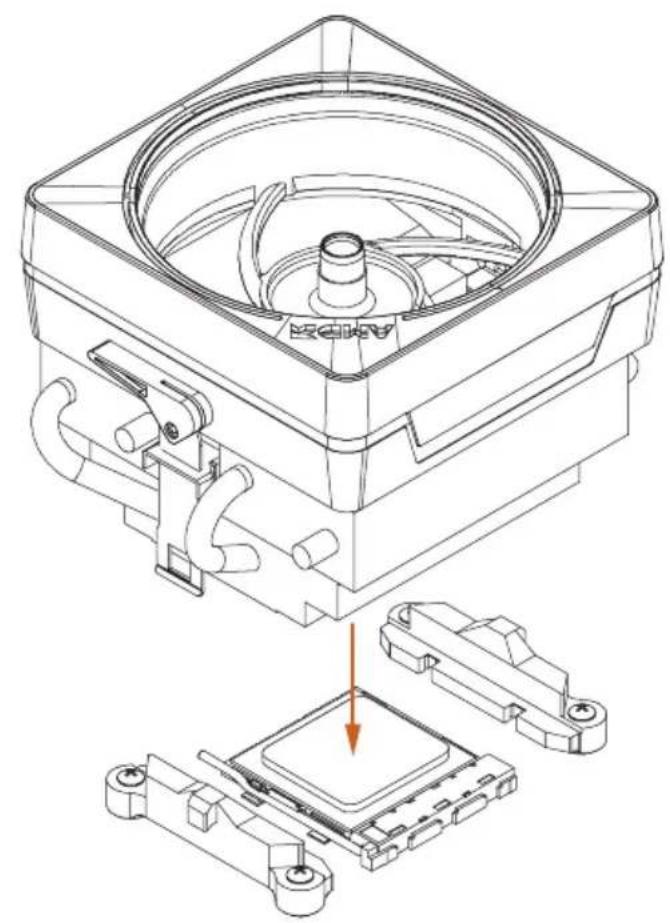 ASROCK B450 Steel Legend - Installing the AM4 Box Cooler SR3 - 1
