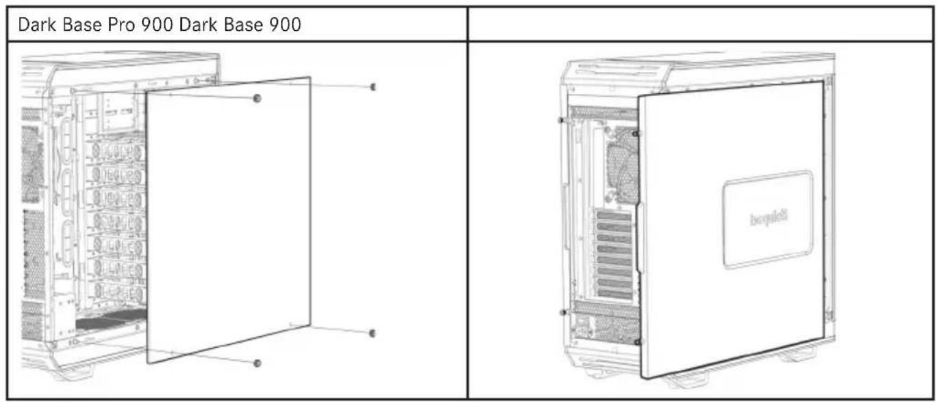 Be Quiet! Dark Base 900 - EN FAN COMPATIBILITY | DE LÜFTERKOMPATIBILITÄT | COMPATIBILITÉ VENTILATEURS | KOMPATYBILNOŚC Z WENTYLATORAMI | COMPATI-BILIDAD CON VENTILADORES | COBMECTIMBIE BEHTNJRATOPbl - 3