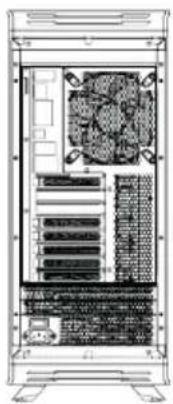 Be Quiet! Dark Base 900 - Layout A / Configuration A / Uklad A / Distribución A / Cxema A - 1