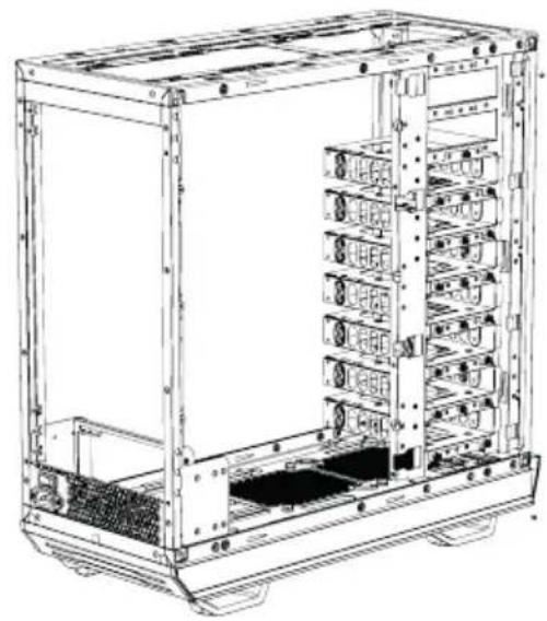 Be Quiet! Dark Base 900 - EN INSTALLATION AND REMOVAL OF DRIVES AND FILTERS | DE ANBRINGEN UND ENTFERNEN VON LAUFWERKEN UND FILTERN | FR MONTAGE ET DEMONTAGE DES DISQUES ET DES FILTRES | PL INSTALACJA I DEMONTAZ NAPEDOWI FILTROW | ES INSTALACION Y DESMONTE DE DISCOS Y FILTROS UYCTAHOBKA И DEMOHTAX ПИВODОВ И ФИЛТPOB - 3