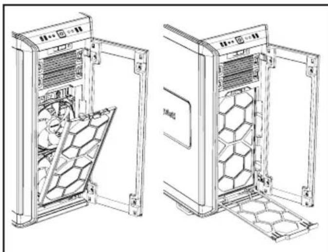 Be Quiet! Dark Base 900 - ODD CAGE REMOVAL / ENTFERNEN EINES ODD-KÄFIGS / DEMONTAGE CAGE LECTEUR OPTIQUE / DEMONTAZ KOSZYKA ODD / DESMONTE DE LA CAJA DE DISPOSITIVOS ODD / CHRITNE KOP3INHBI ODD - 8