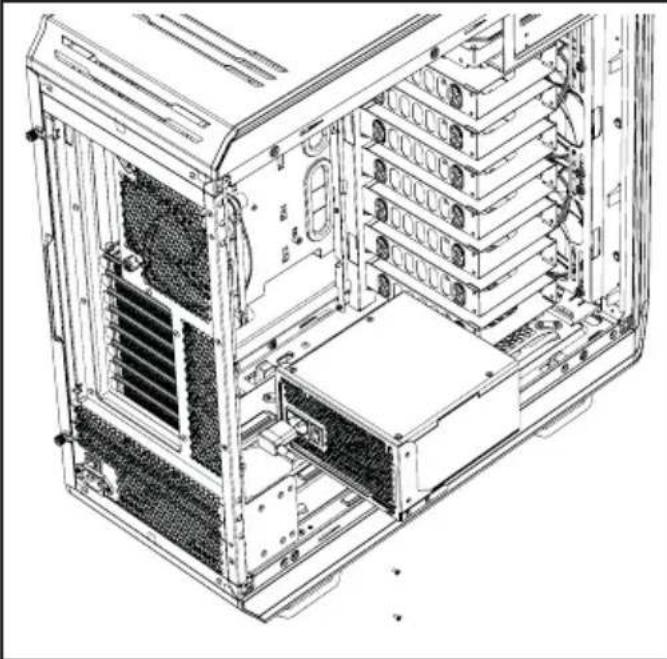 Be Quiet! Dark Base 900 - ZASILACZA | ES AJUSTE DE POSICION DEL MODULO PSU | 8A3MELUHNE BLOKA NITAHNIA - 7