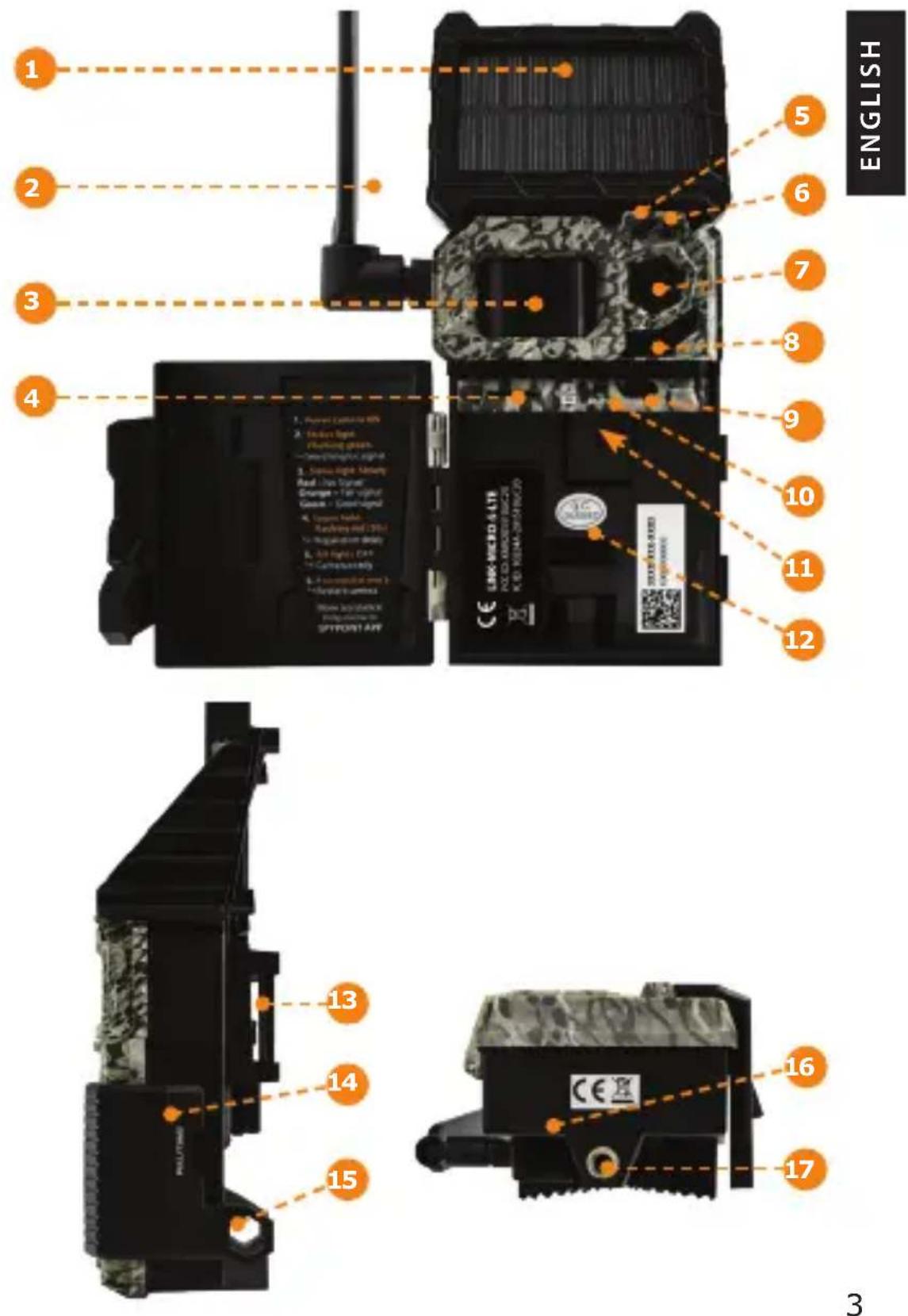 Spypoint LinkMicroSLTE - COMPONENTS - 1