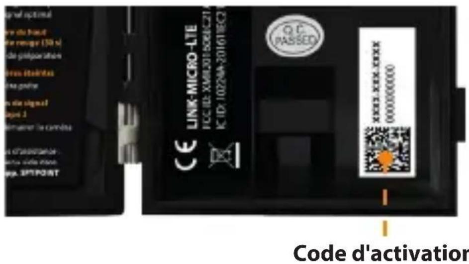 Spypoint LinkMicroLTE - OU TROUVER LE CODE D'ACTIVATION - 1