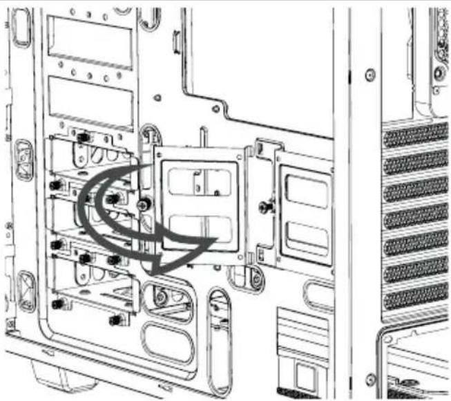 Be Quiet! Pure Base 600 - EN 3.5" DEVICE (HDD) INSTALLATION | DE INSTALLATION DES 3.5" LAUFWERKS (HDD) | FR INSTALLATION DES PÉRIPHÉRIQUES 3.5" /HDD | PL INSTALACJA URZADZENIA 3.5" (HDD) | ES INSTALACIÓN DE DISPOSITIVO 3,5" (Unidad de disco duro) | RU УСТАНОВКА ПРИВОДА 3.5" (HDD) - 3