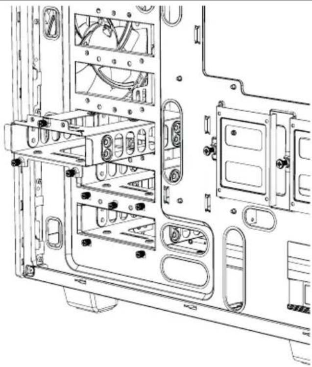 Be Quiet! Pure Base 600 - EN 3.5" DEVICE (HDD) INSTALLATION | DE INSTALLATION DES 3.5" LAUFWERKS (HDD) | FR INSTALLATION DES PÉRIPHÉRIQUES 3.5" /HDD | PL INSTALACJA URZADZENIA 3.5" (HDD) | ES INSTALACIÓN DE DISPOSITIVO 3,5" (Unidad de disco duro) | RU УСТАНОВКА ПРИВОДА 3.5" (HDD) - 1