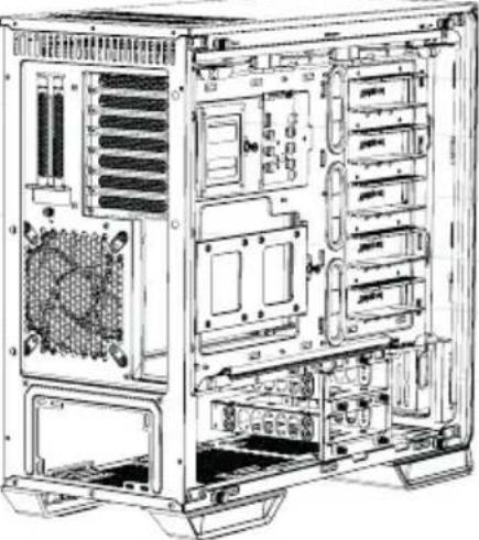 Be Quiet! Dark Base 700 - EN FAN COMPATIBILITY | DE LÜFTERKOMPATIBILITÄT | FR COMPATIBILITÉ VENTILATEURS | PL KOMPATYBILNOŚĆ Z WENTYLATORAMI | ES COMPATIBILIDAD CON VENTILADORES | RU COBMECTIMBIE BENTIЛЯТОРЫ - 12