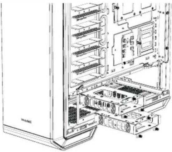Be Quiet! Dark Base 700 - EN FAN COMPATIBILITY | DE LÜFTERKOMPATIBILITÄT | FR COMPATIBILITÉ VENTILATEURS | PL KOMPATYBILNOŚĆ Z WENTYLATORAMI | ES COMPATIBILIDAD CON VENTILADORES | RU COBMECTIMBIE BENTIЛЯТОРЫ - 7