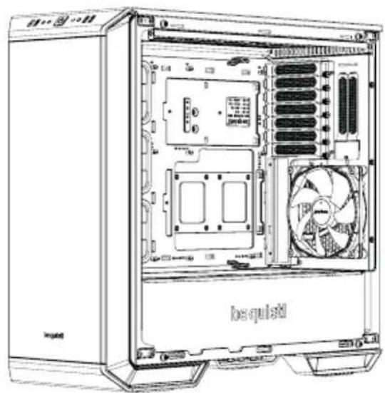 Be Quiet! Dark Base 700 - EN FAN COMPATIBILITY | DE LÜFTERKOMPATIBILITÄT | FR COMPATIBILITÉ VENTILATEURS | PL KOMPATYBILNOŚĆ Z WENTYLATORAMI | ES COMPATIBILIDAD CON VENTILADORES | RU COBMECTIMBIE BENTIЛЯТОРЫ - 13