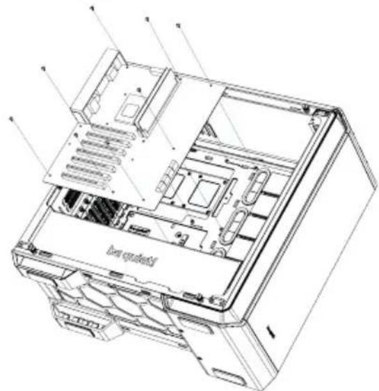 Be Quiet! Dark Base 700 - Motherboard / Mainboard / Carte Mère / Płyta główna / Placa base / Материнская плата - 1