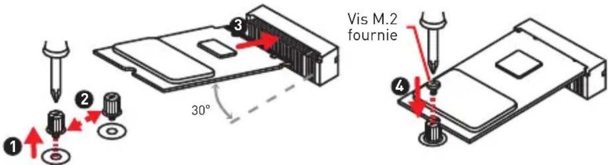 MSI H310M Pro - M2_1: slot m.2 (touche m) - 1