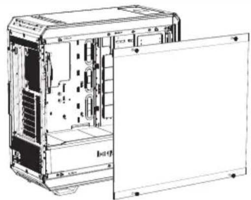 Be Quiet! Dark Base Pro 900 - REMOVING THE SIDE PANELS - 1