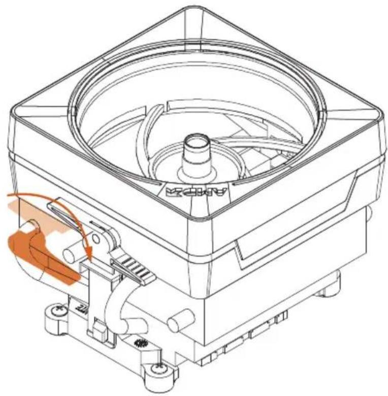 ASROCK X570 Steel Legend - Installing the AM4 Box Cooler SR3 - 4