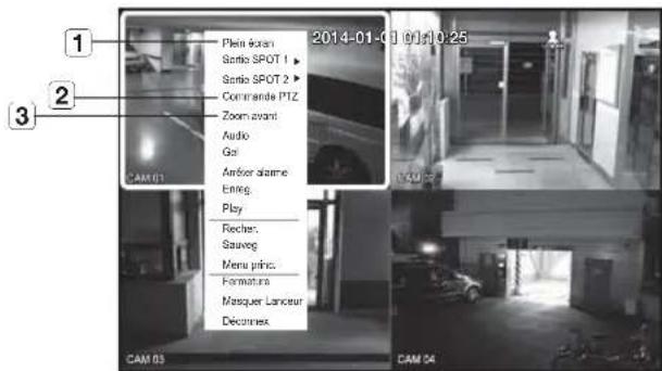 Hanwha SRD476D - Menu mode unique - 2