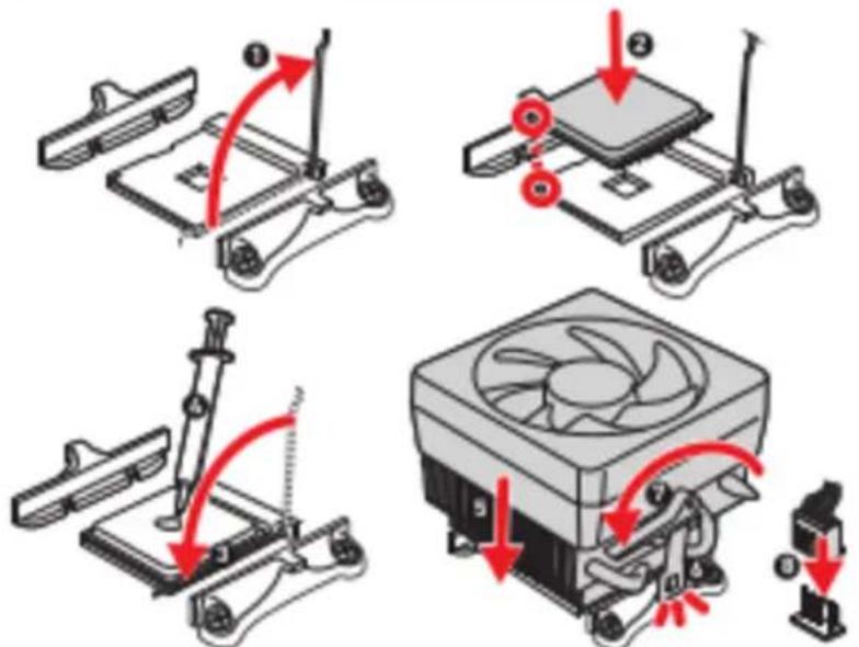 MSI A520MA Pro - Socket processeur - 1