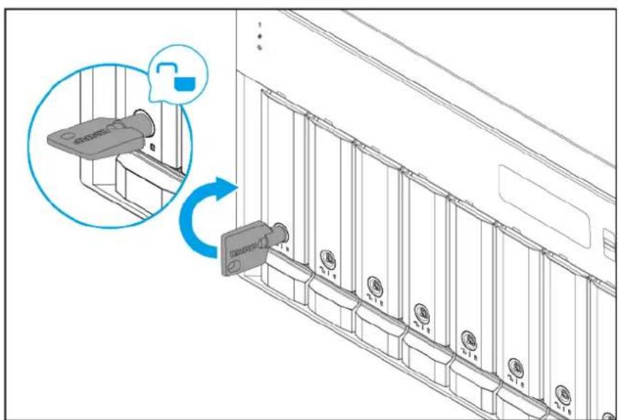QNAP TLD1600S - Avertissement - 1