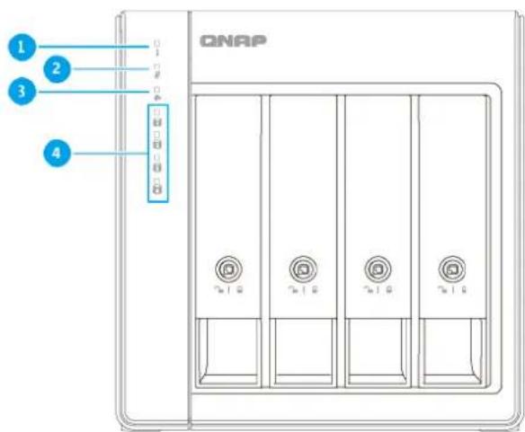 QNAP TLD1600S - Panneau avant - 1