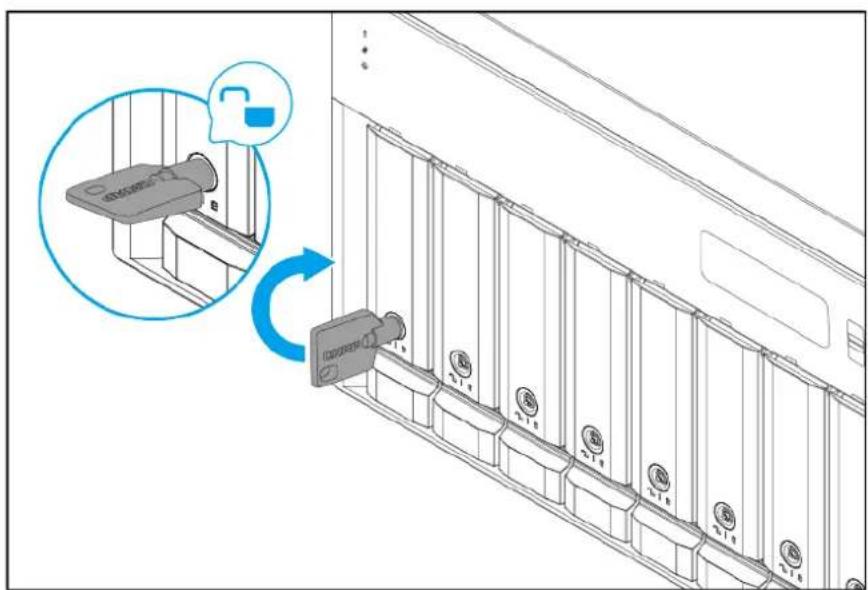 QNAP TLD1600S - Avertissement - 1