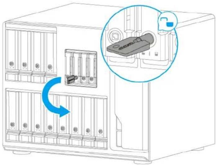 QNAP TLD1600S - Avertissement - 1