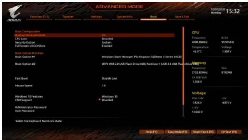 GIGABYTE Z590 Aorus Master - 2-8 Boot - 1
