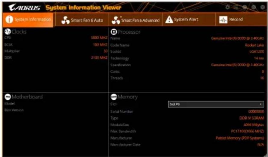 GIGABYTE Z590 Aorus Master - System Information Viewer伊専一夫工 - 1